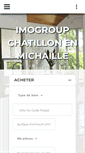 Mobile Screenshot of chatillon-immobilier-imogroup.com